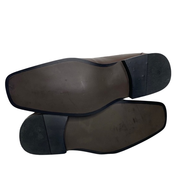 Antonio Mazzeti Square Cap Toe Oxfords (Size:13, Color:Brown/Black) - Picture 4 of 6